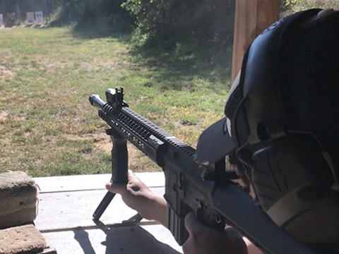 Dwójnóg Leapers UTG D-Grip Ambi Leapers