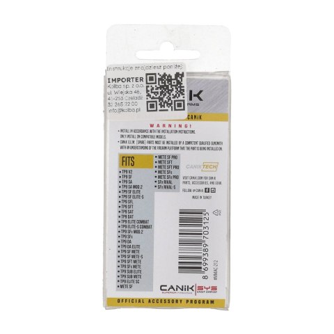 Blokada iglicy do wszystkich pistoletów Canik MMAC-212 Canik