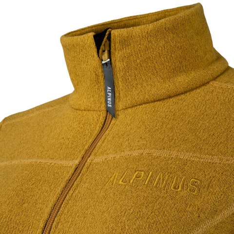 Bluza polarowa damska Alpinus Elvenes żółta Alpinus