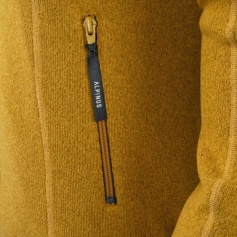 Bluza polarowa damska Alpinus Elvenes żółta Alpinus