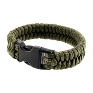 Bransoletka Paracord EDCX Fish army green EDCX
