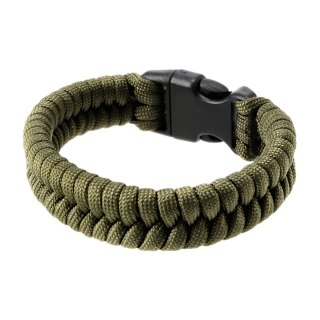 Bransoletka Paracord EDCX Fish army green EDCX