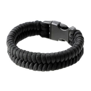 Bransoletka Paracord EDCX Fish black EDCX