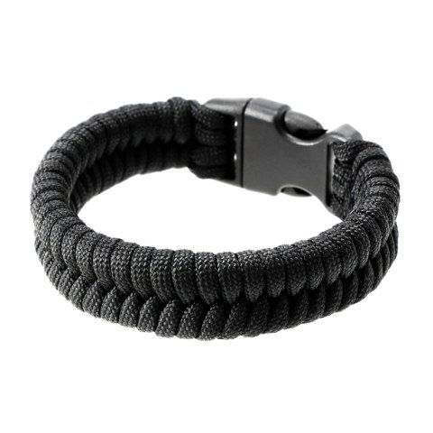 Bransoletka Paracord EDCX Fish black EDCX