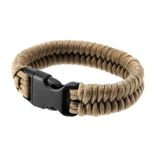 Bransoletka Paracord EDCX Fish coyote brown EDCX