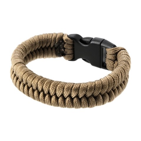 Bransoletka Paracord EDCX Fish coyote brown EDCX
