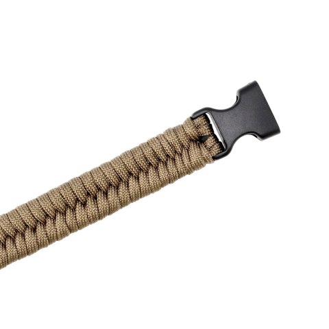 Bransoletka Paracord EDCX Fish coyote brown EDCX