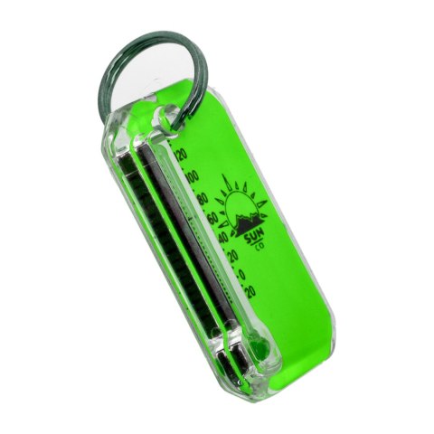 Brelok z termometrem Sun Co. Zip-O-Gage Neon zielony Sun Co.