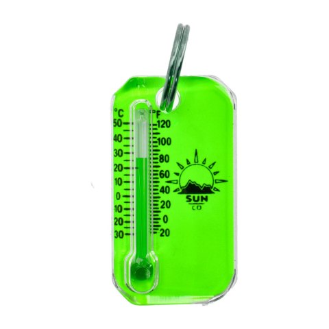 Brelok z termometrem Sun Co. Zip-O-Gage Neon zielony Sun Co.
