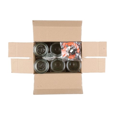 Butelka Weck Saftflasche z pokrywką, uszczelką i 2 zapinkami 290 ml 6 szt. Weck