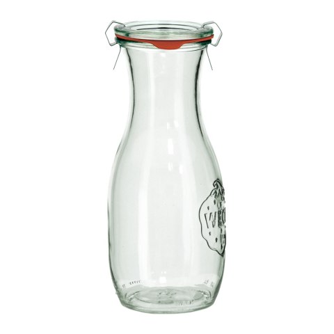 Butelka Weck Saftflasche z pokrywką, uszczelką i 2 zapinkami 530 ml (6 szt.) Weck