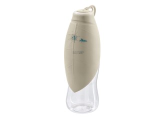 Butelka silikonowa z miską List 550 ml beżowa Hunter