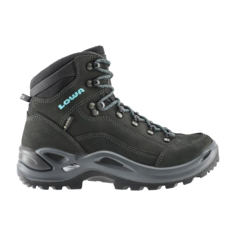 Buty damskie LOWA Renegade GTX mid WS czarno/turkusowe LOWA