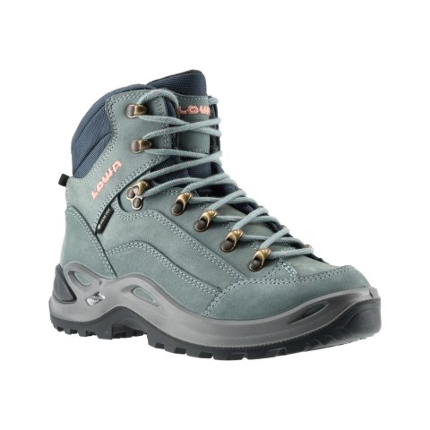 Buty damskie LOWA Renegade GTX Mid WS niebiesko/łososiowe LOWA
