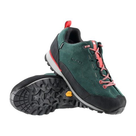 Buty damskie trekkingowe Alpinus Peneda Low HDTX, zielono-fuksjowe Alpinus