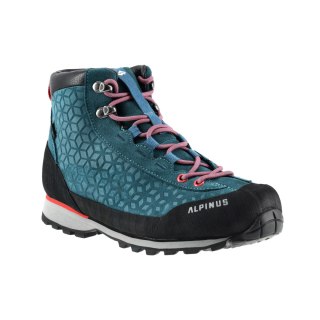 Buty damskie trekkingowe Alpinus Peneda Mid HDTX, niebiesko-fuksjowe Alpinus