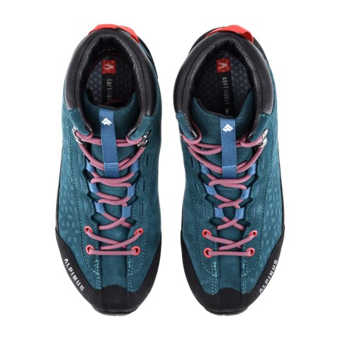 Buty damskie trekkingowe Alpinus Peneda Mid HDTX, niebiesko-fuksjowe Alpinus
