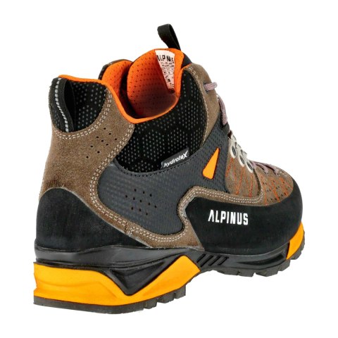 Buty męskie Alpinus The Ridge Mid Pro antracytowo-pomarańczowe Alpinus