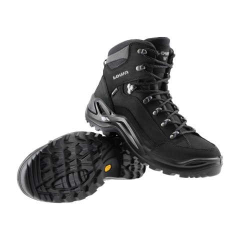 Buty męskie LOWA Renegade GTX mid Wid, czarne LOWA
