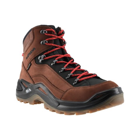 Buty męskie LOWA Renegade GTX mid, mahoń/czerwony LOWA