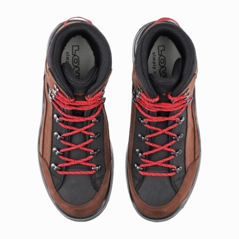 Buty męskie LOWA Renegade GTX mid, mahoń/czerwony LOWA