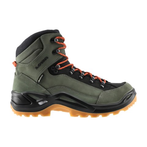 Buty męskie LOWA Renegade GTX mid, zielono/pomarańczowe LOWA