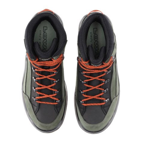 Buty męskie LOWA Renegade GTX mid, zielono/pomarańczowe LOWA