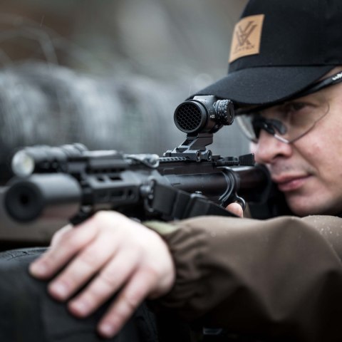 Celownik pryzmatyczny Primary Arms SLx 1x Micro Prism iR Red ACSS Gemini 9 mm Primary Arms