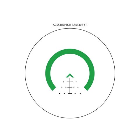 Celownik pryzmatyczny Primary Arms SLx 3x Micro Prism iR Green ACSS Raptor 5,56/.308 Yard Primary Arms