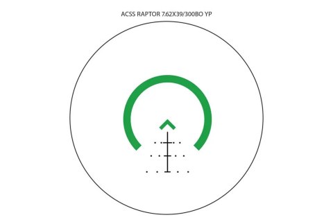 Celownik pryzmatyczny Primary Arms SLx 3x Micro Prism iR Green ACSS Raptor 7,62x39/.300 AAC Yard Primary Arms