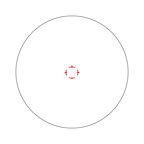 Celownik pryzmatyczny Vector Optics Paragon 1x18 X-Mini SCPS-M10 czarny Vector Optics