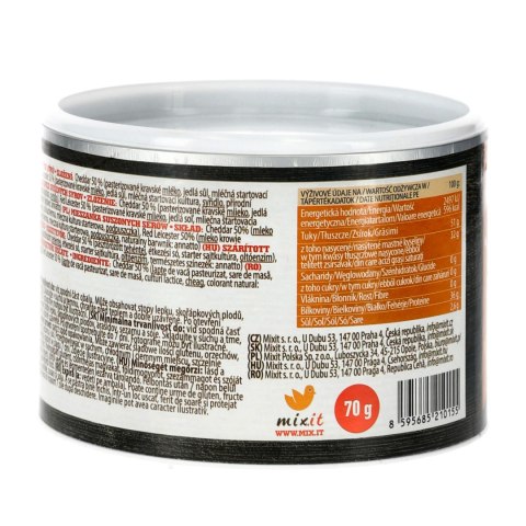 Chrupiący ser Mixit White Cheddar, Red Leicester 70 g Mixit