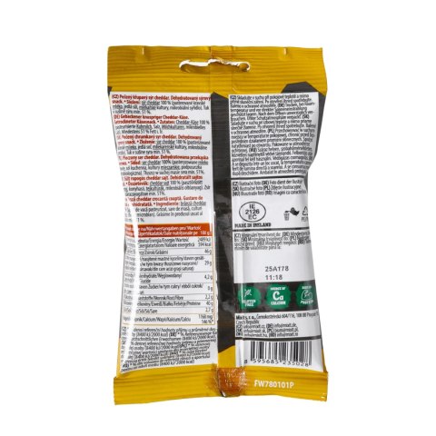 Chrupiący ser do kieszeni Mixit Cheddar irlandzki 20 g Mixit