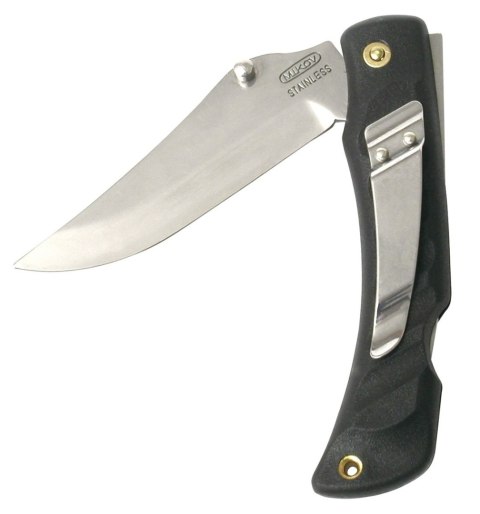 Nóż składany Mikov Crocodile Clip Point Black ABS, Mirror, Klips (243-NH-1/C CLIP/BLACK) Mikov s.r.o.