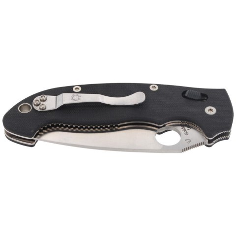 Nóż składany Spyderco Manix 2 XL G-10 Black Plain (C95GP2) Spyderco Inc.