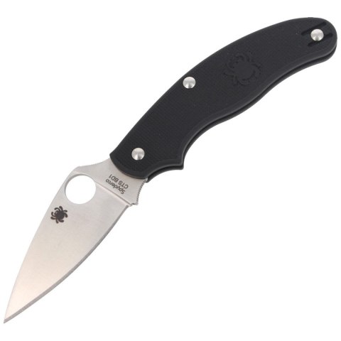 Nóż składany Spyderco UK Penknife Leaf Black FRN, Satin CTS BD1N by Sal Glesser (C94PBK) Spyderco Inc.