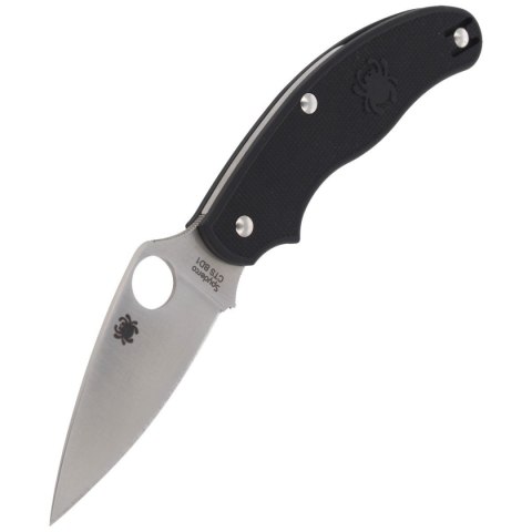 Nóż składany Spyderco UK Penknife Leaf Black FRN, Satin CTS BD1N by Sal Glesser (C94PBK) Spyderco Inc.