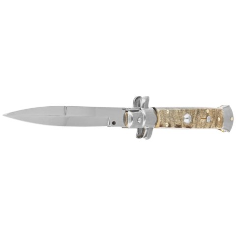 Nóż sprężynowy Frank Beltrame Stiletto Bayonet Ram Horn 23cm (FB 23/10B) Frank Beltrame