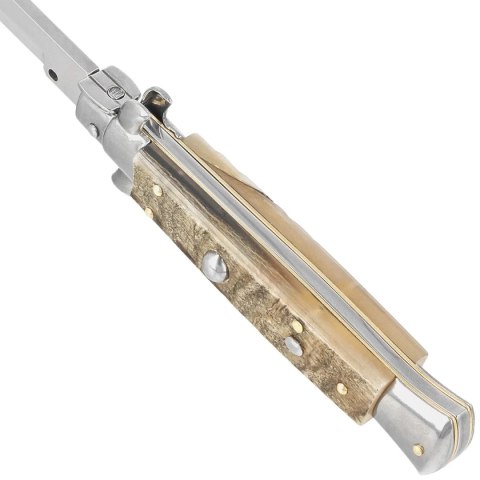 Nóż sprężynowy Frank Beltrame Stiletto Bayonet Ram Horn 23cm (FB 23/10B) Frank Beltrame