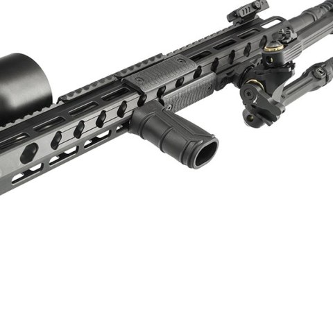 Chwyt przedni Leapers UTG M-LOK krótki, polimerowy, czarny Leapers