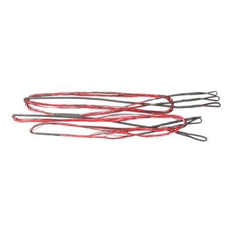 Cięciwa do łuku Exterminator 33" czarno-czerwona 2 szt. Poe Lang