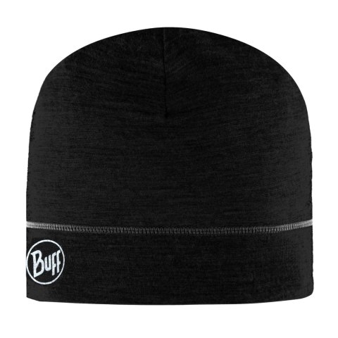 Czapka Buff Merino Lightweight Beanie - solid black BUFF