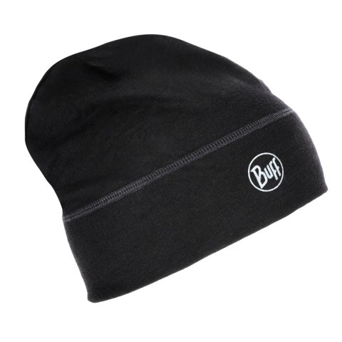 Czapka Buff Merino Lightweight Beanie - solid black BUFF