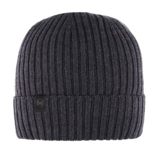 Czapka zimowa Buff Norval Merino Wool Knitted Hat - graphite BUFF
