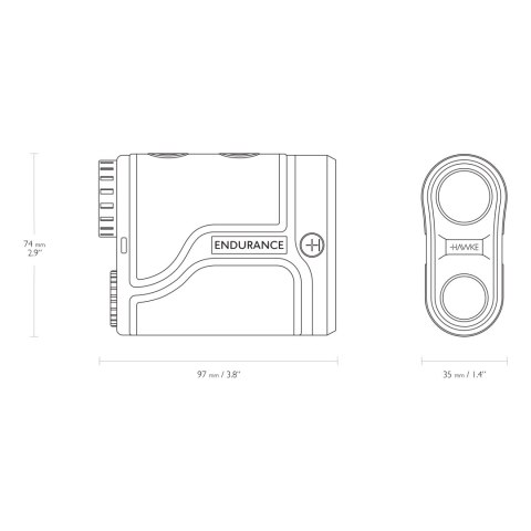 Dalmierz laserowy Hawke Endurance LRF 1500 Hawke Optics