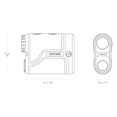 Dalmierz laserowy Hawke Vantage LRF 400 Hawke Optics