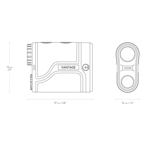 Dalmierz laserowy Hawke Vantage LRF 600 Hawke Optics