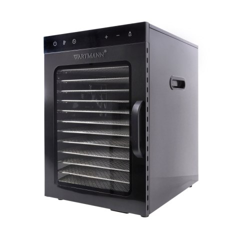 Dehydrator Wartmann WM-2512 DH - Suszarka do grzybów i owoców z podświetleniem wnętrza - czarny Wartmann