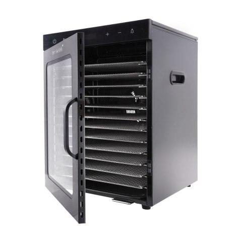 Dehydrator Wartmann WM-2512 DH - Suszarka do grzybów i owoców z podświetleniem wnętrza - czarny Wartmann