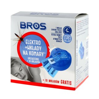 Elektro + 10 wkładów Bros na komary Bros